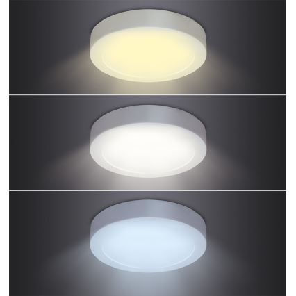 LED-потолочный светильник, 12 Вт, 230 В, 3000/4000/6000 К, диаметр 17 см, белый