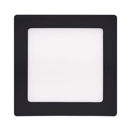 Светодиодный потолочный светильник LED/12W/230V 3000/4000/6000K черный угловой