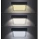 Світлодіодний стельовий світильник LED/12W/230V 3000/4000/6000K чорний кутовий