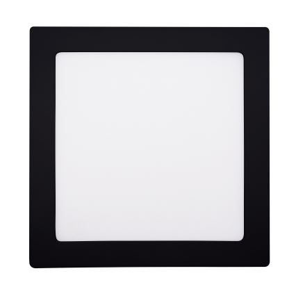 Світлодіодний стельовий світильник LED/18W/230V 3000/4000/6000K чорний кутовий