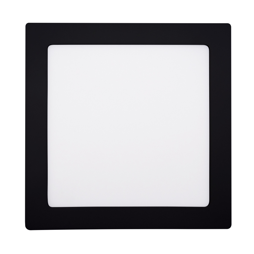 Світлодіодний стельовий світильник LED/18W/230V 3000/4000/6000K чорний кутовий