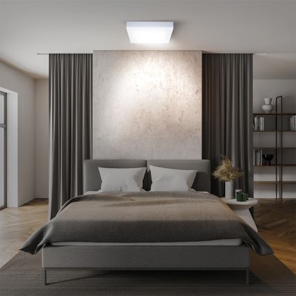 Светодиодный потолочный светильник LED/18 Вт/230 В 3000/4000/6000 К 22,5x22,5 см белый