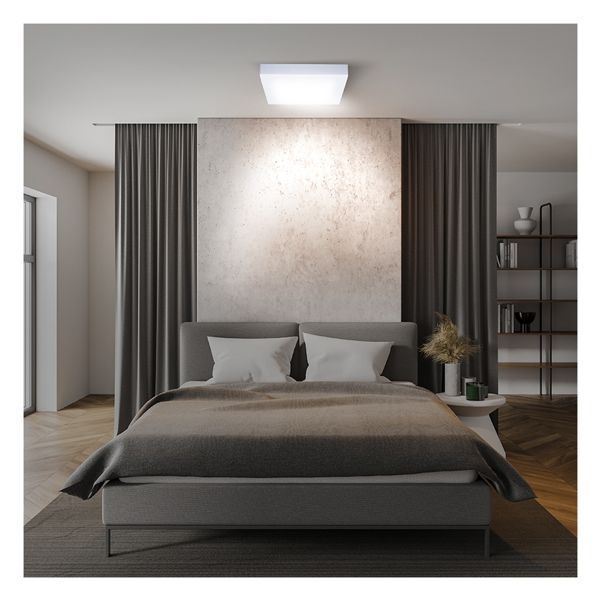 Светодиодный потолочный светильник LED/18 Вт/230 В 3000/4000/6000 К 22,5x22,5 см белый