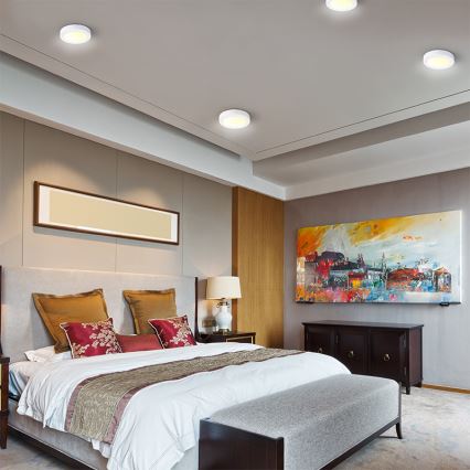 Потолочный LED-светильник 24 Вт, 230 В, 3000/4000/6000 К, Ø 30 см, белый