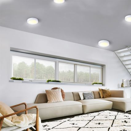 Потолочный LED-светильник 24 Вт, 230 В, 3000/4000/6000 К, Ø 30 см, белый