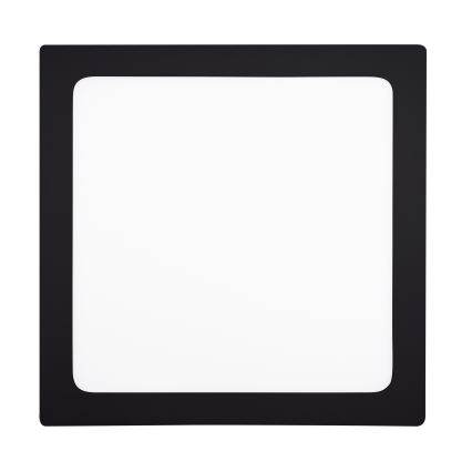 Світлодіодний стельовий світильник LED/24W/230V 3000/4000/6000K чорний кутовий
