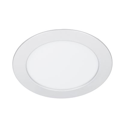 LED накладная/встраиваемая панель 2 в 1 LED/12W/230V 3000/4000/6000K Ø17 см IP54 серебристая