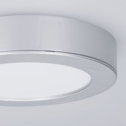 LED накладная/встраиваемая панель 2 в 1 LED/12W/230V 3000/4000/6000K Ø17 см IP54 серебристая