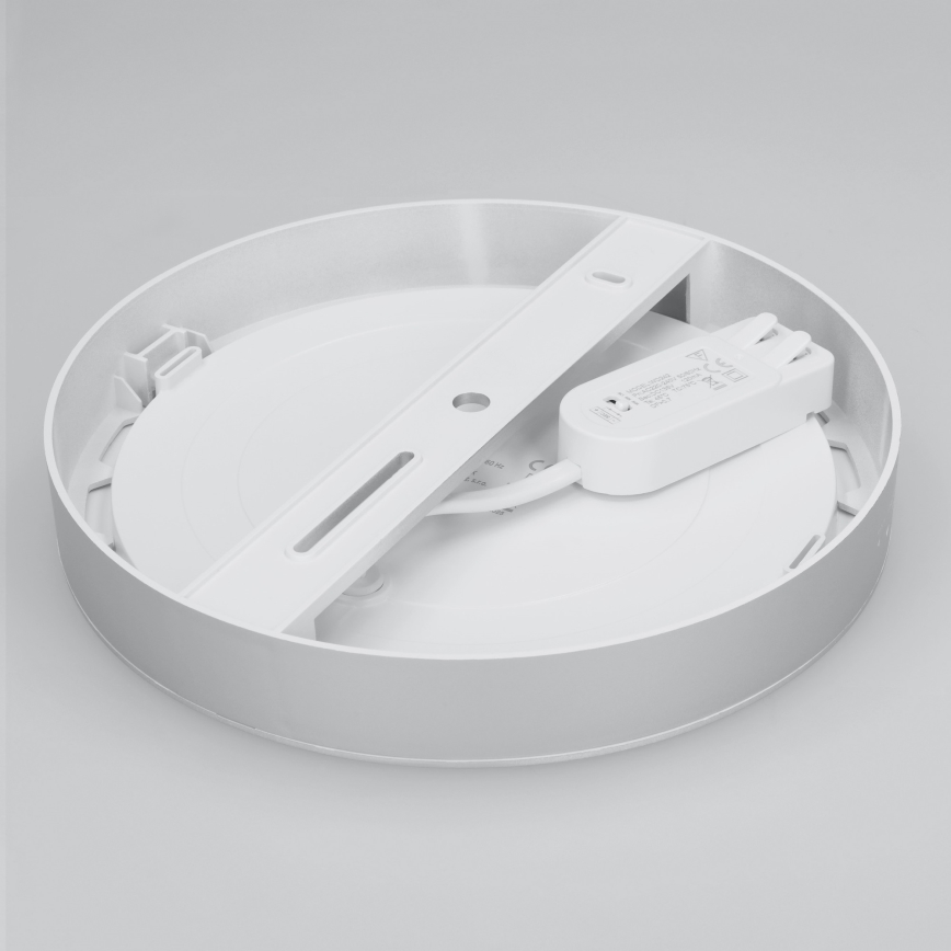LED накладная/встраиваемая панель 2 в 1 18 Вт/230 В 3000/4000/6000K Ø22,5 см IP54 белая