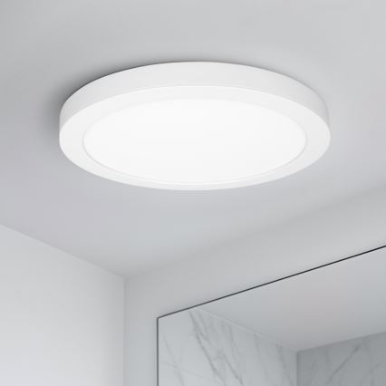 LED накладная/встраиваемая панель 2 в 1, 24 Вт/230 В, 3000/4000/6000 К, диаметр 30 см, IP54, белая