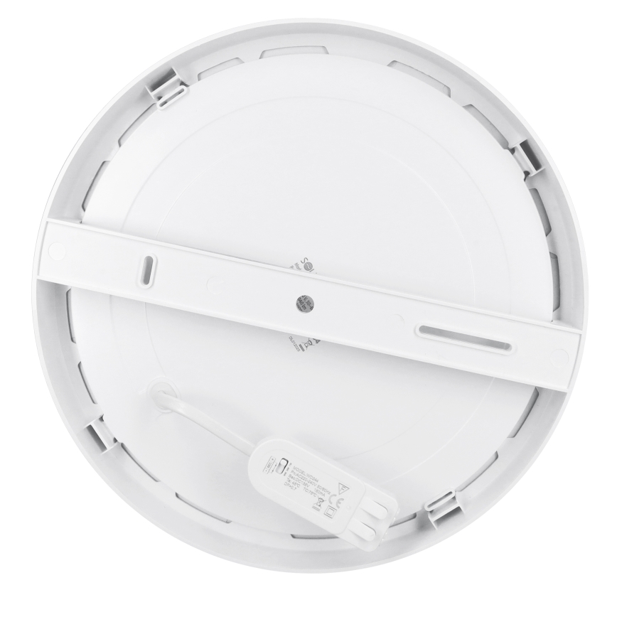 LED накладна/вбудована стельова панель 2в1 24W/230V 3000/4000/6000K діам. 30 cm IP54 біла