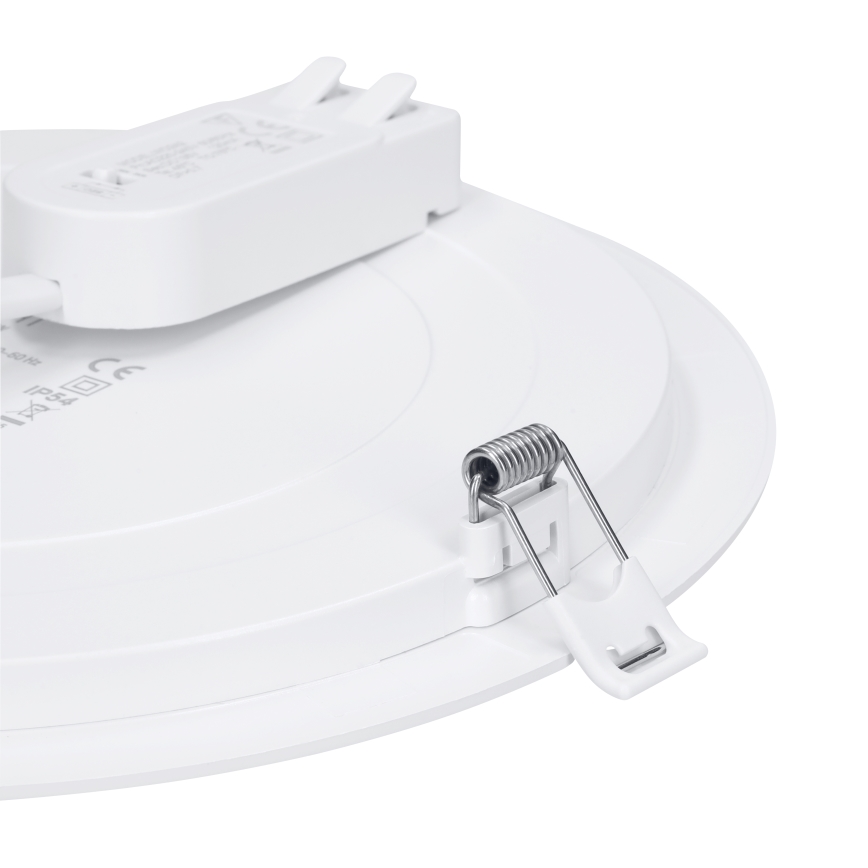 LED накладна/вбудована стельова панель 2в1 24W/230V 3000/4000/6000K діам. 30 cm IP54 біла