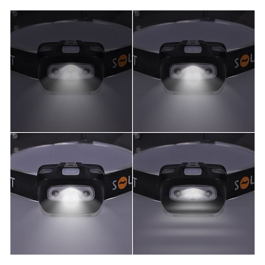 Светодиодный налобный фонарь LED/3W/3xAAA