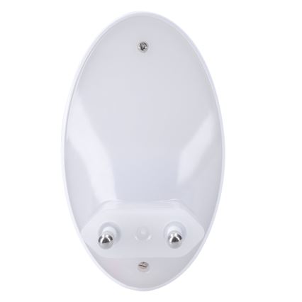 LED Навігаційний світильник з датчиком в розетку LED/0,7W/230V 3000K