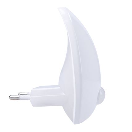 Светодиодный навигационный светильник в розетку с датчиком LED/0,7W/230V 3000K