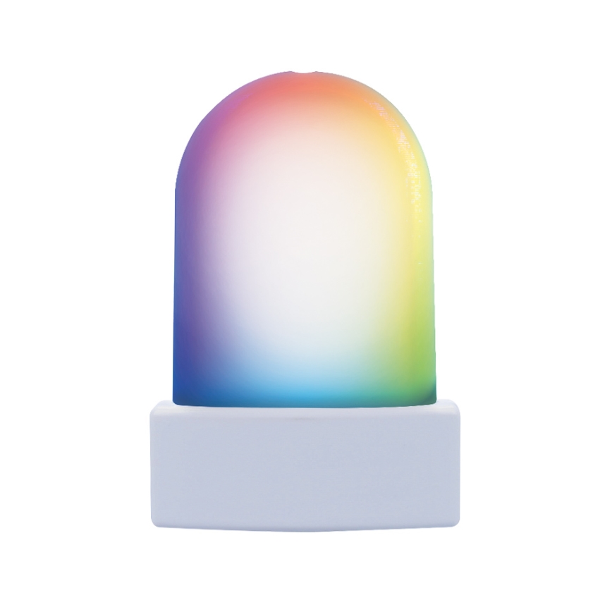 Навігаційний LED RGB світильник з датчиком сутінків в розетку LED/0,5W/230V