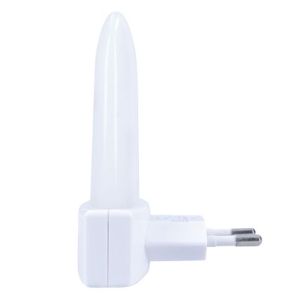 Навігаційний LED RGB світильник з датчиком сутінків в розетку LED/0,5W/230V