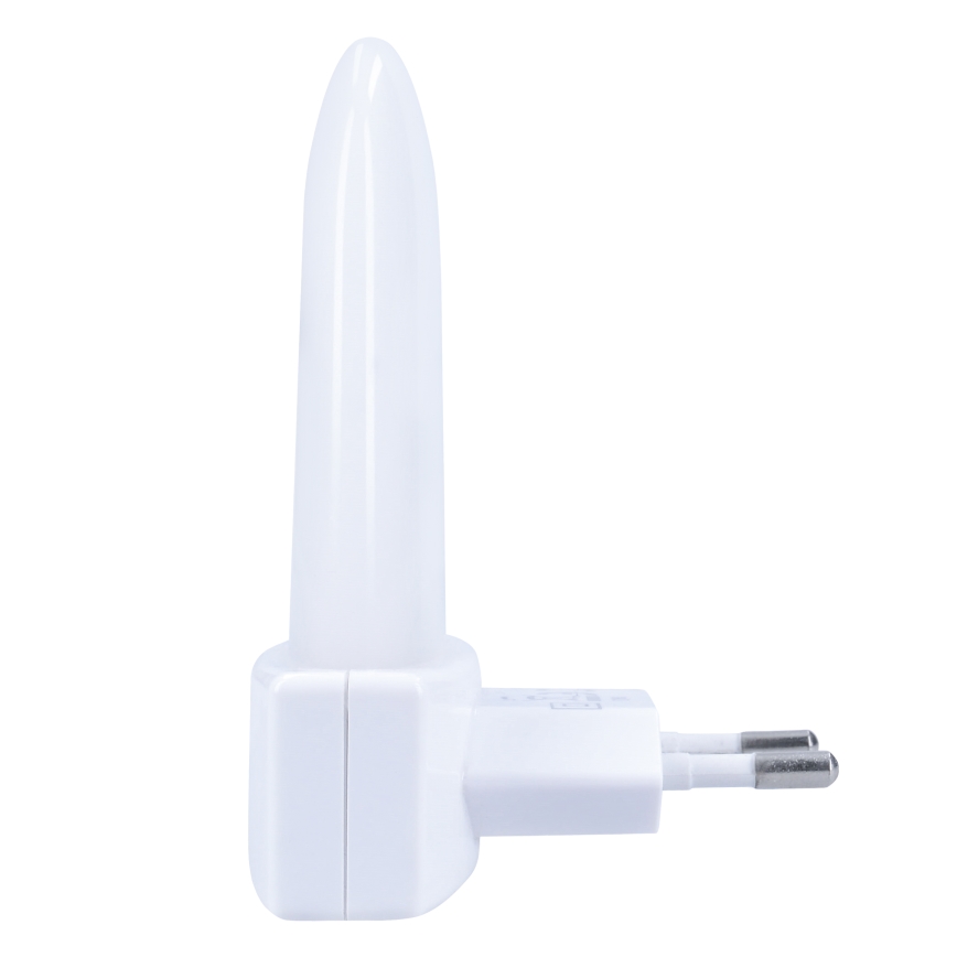 Навігаційний LED RGB світильник з датчиком сутінків в розетку LED/0,5W/230V