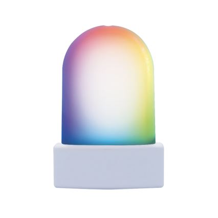 Светодиодный навигационный RGB-светильник в розетку с датчиком LED/0,5W/230V