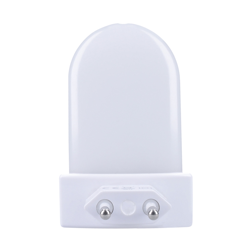 Светодиодный навигационный RGB-светильник в розетку с датчиком LED/0,5W/230V