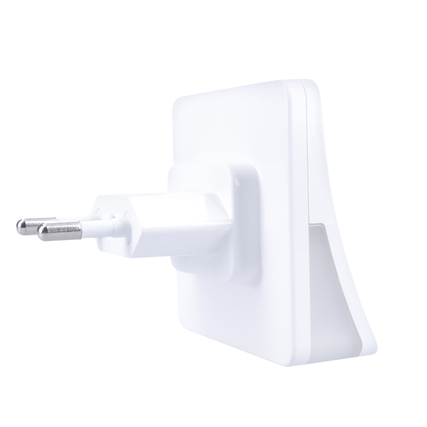 Навігаційний LED світильник з датчиком освітленості в розетку LED/0,5W/230V 3000K