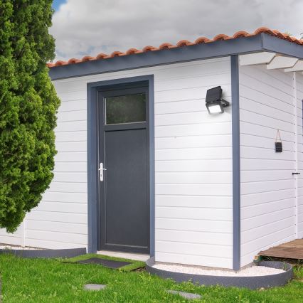 Светодиодный регулируемый солнечный прожектор с датчиком движения и сумерек LED/6W/3,7V 2200 мАч 3000/4000/6500K IP65