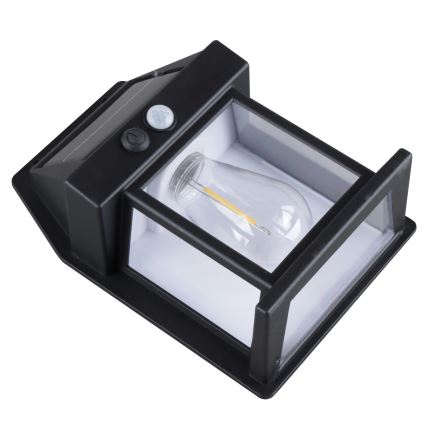 Диммируемый солнечный LED-фонарь с датчиком, 3,7 В, IP44, 1200 мА·ч