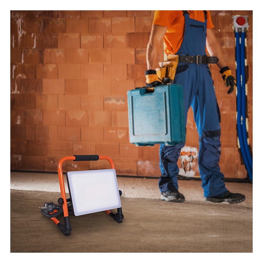 LED-прожектор со стойкой LED/100W/230V 4000K IP65