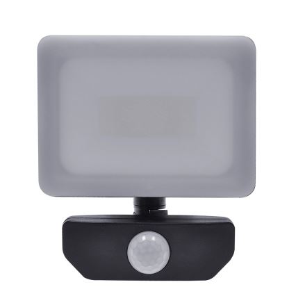 Вуличний світлодіодний прожектор з датчиком LED/10W/230V 4000K IP44