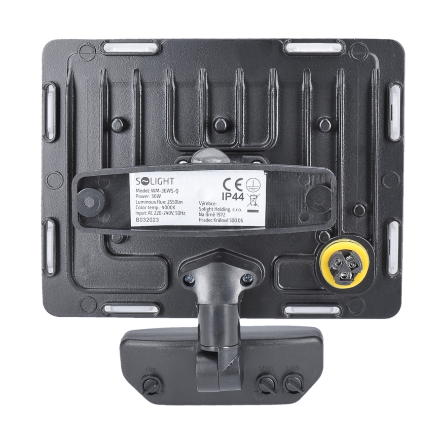 Вуличний світлодіодний прожектор з датчиком LED/30W/230V 4000K IP44
