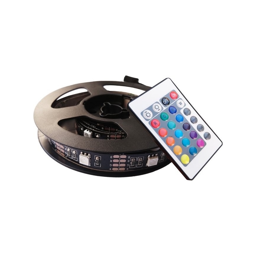 НАБОР 2x Светодиодная RGB-лента для ТВ с пультом управления IP65 LED/USB 50см