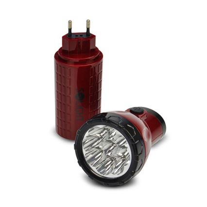 Світлодіодний акумуляторний ліхтарик 9xLED/4V