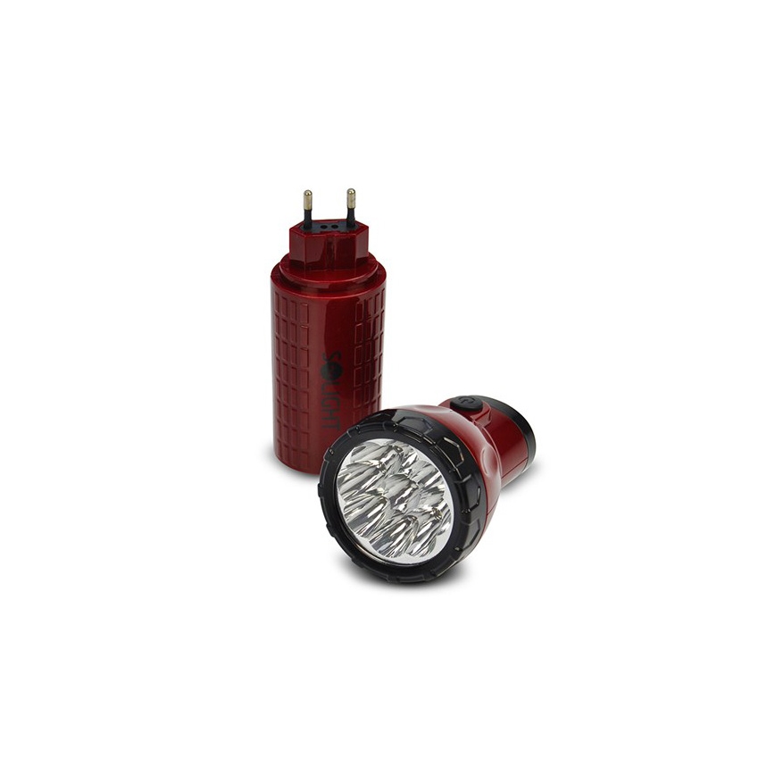 Світлодіодний акумуляторний ліхтарик 9xLED/4V