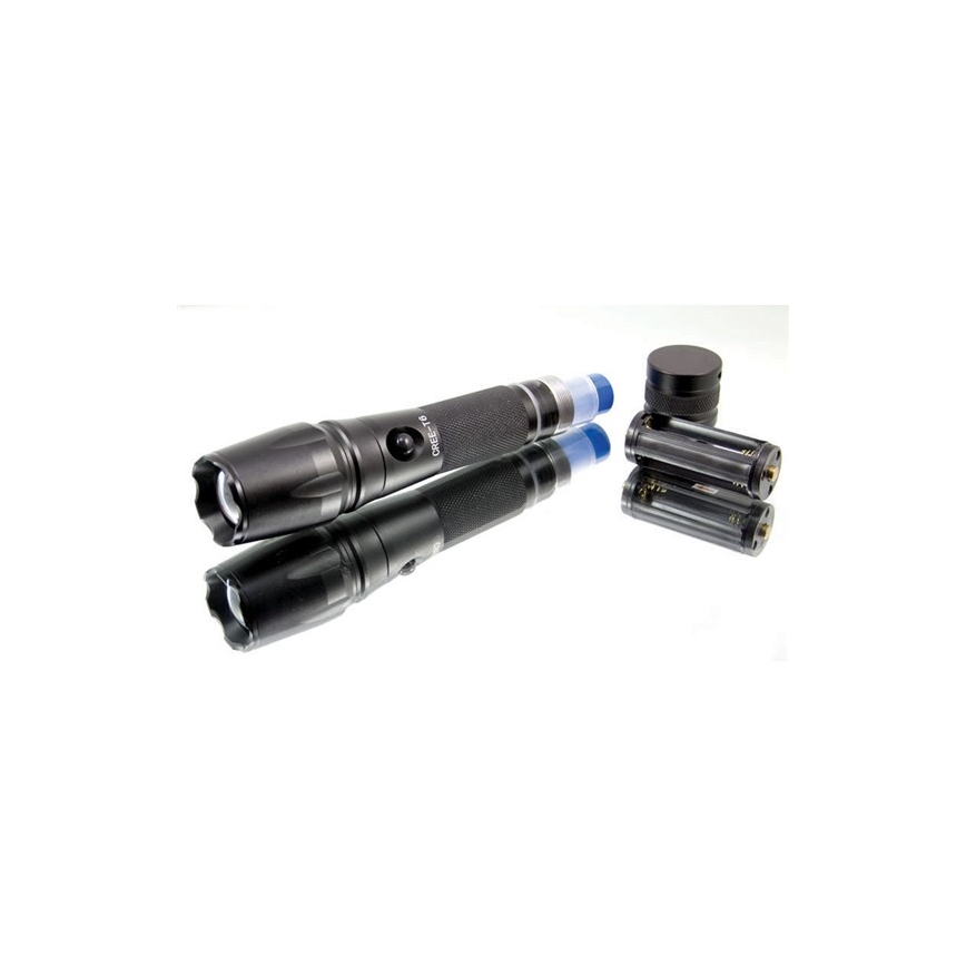 Світлодіодний акумуляторний ліхтарик Cree XML T6 LED/3,7V 2200mAh IP44