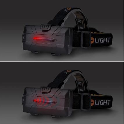 Світлодіодний акумуляторний налобний ліхтар LED/USB 2200mAh IP44