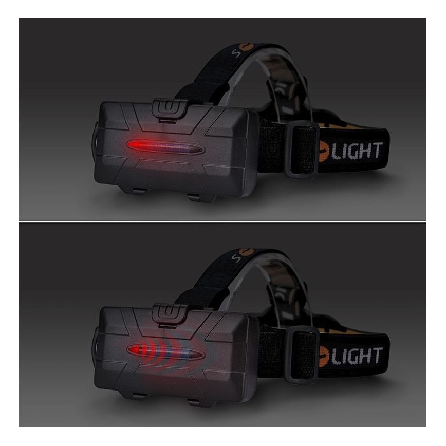 Світлодіодний акумуляторний налобний ліхтар LED/USB 2200mAh IP44