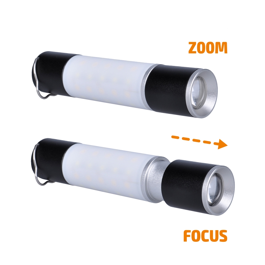 Акумуляторний світлодіодний ліхтар для кемпінгу з функцією Power Bank LED/1500 mAh 3,7V IP44