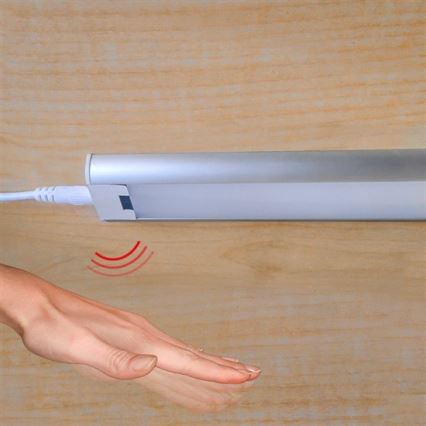 LED Люмінесцентний світильник для підсвітки стільниці з регулятором яскравості з датчиком LED/9W/230V