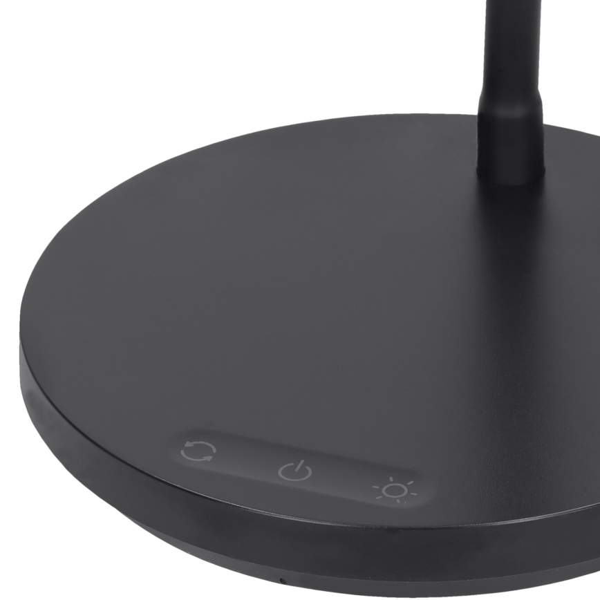 Сенсорна настільна LED лампа з регулюванням яскравості LED/4,5W/5V 3000/4000/6500K чорний