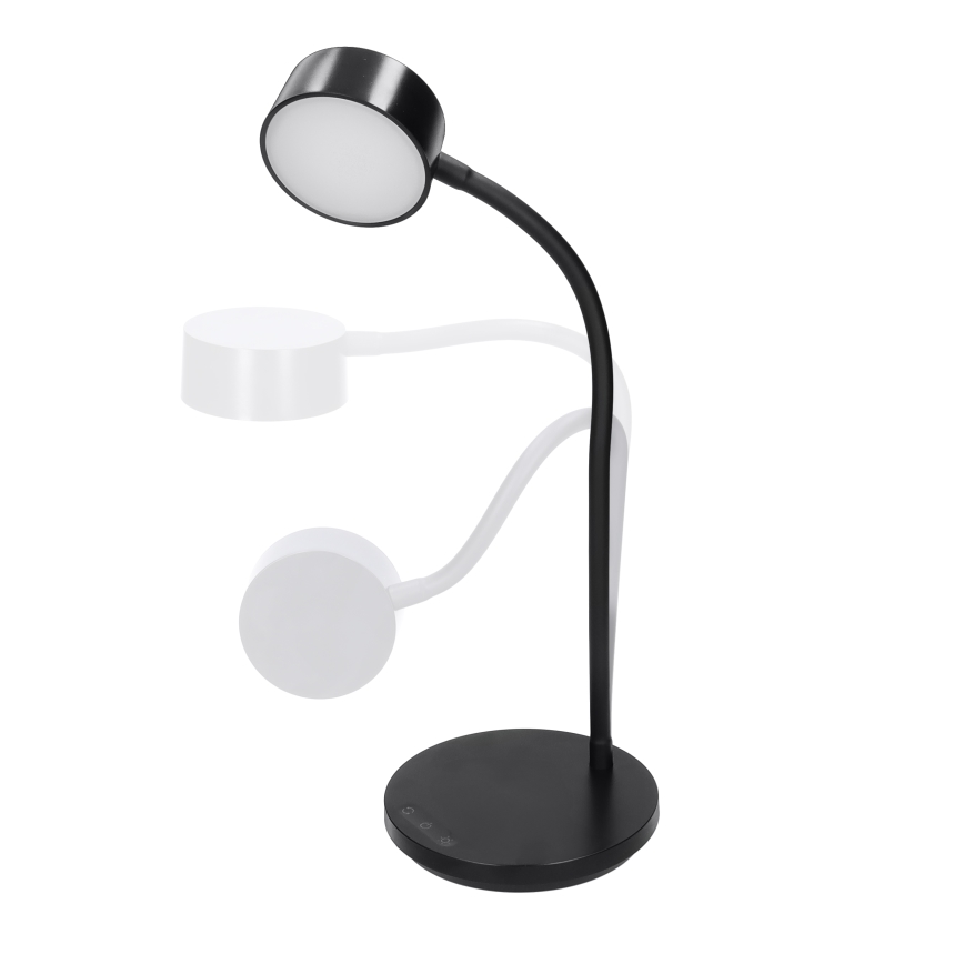 Светодиодная сенсорная настольная лампа с регулированием яркости LED/4,5W/5V 3000/4000/6500K черный