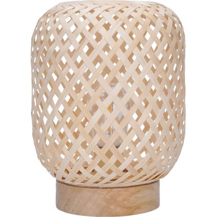 LED Декоративна настільна лампа BOHO LED/2xAAA ротанґ
