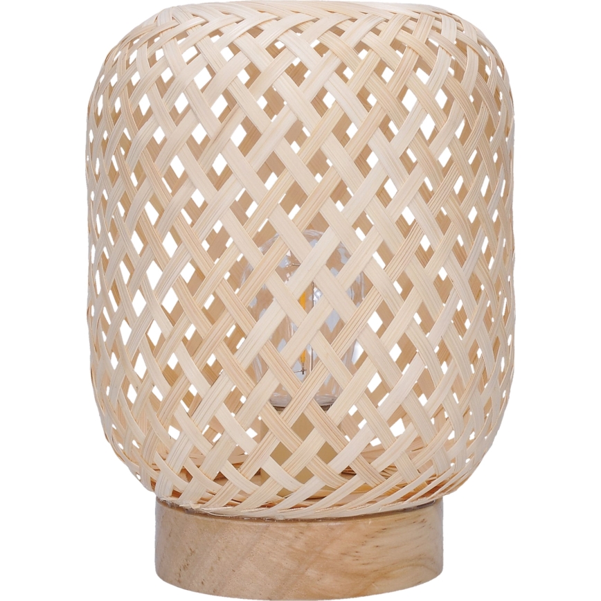 LED Декоративна настільна лампа BOHO LED/2xAAA ротанґ