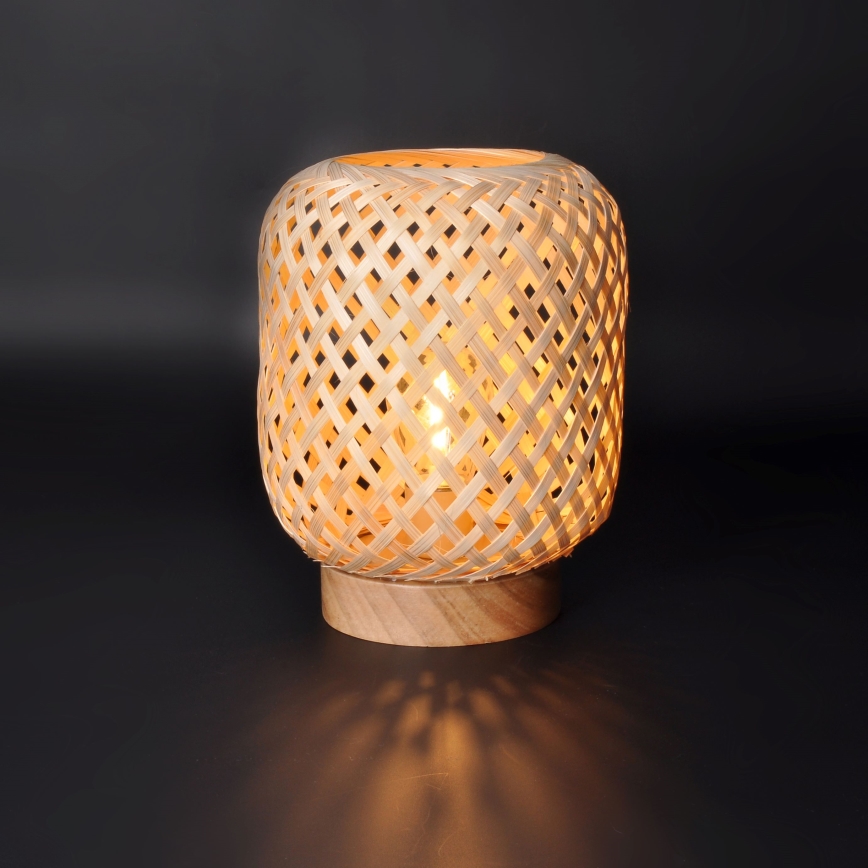 Светодиодная декоративная настольная лампа BOHO LED/2xAAA ротанг