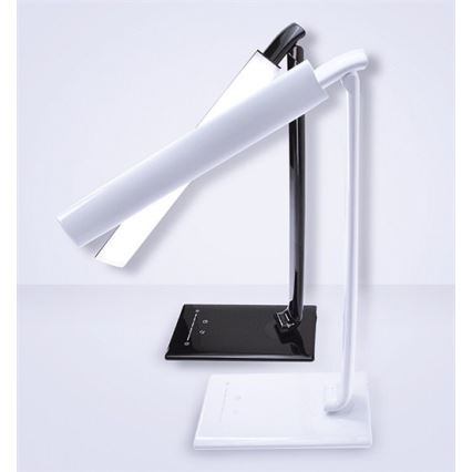 LED Настільна лампа з регульованою яскравістю з USB-роз'ємом LED/12W/230V білий