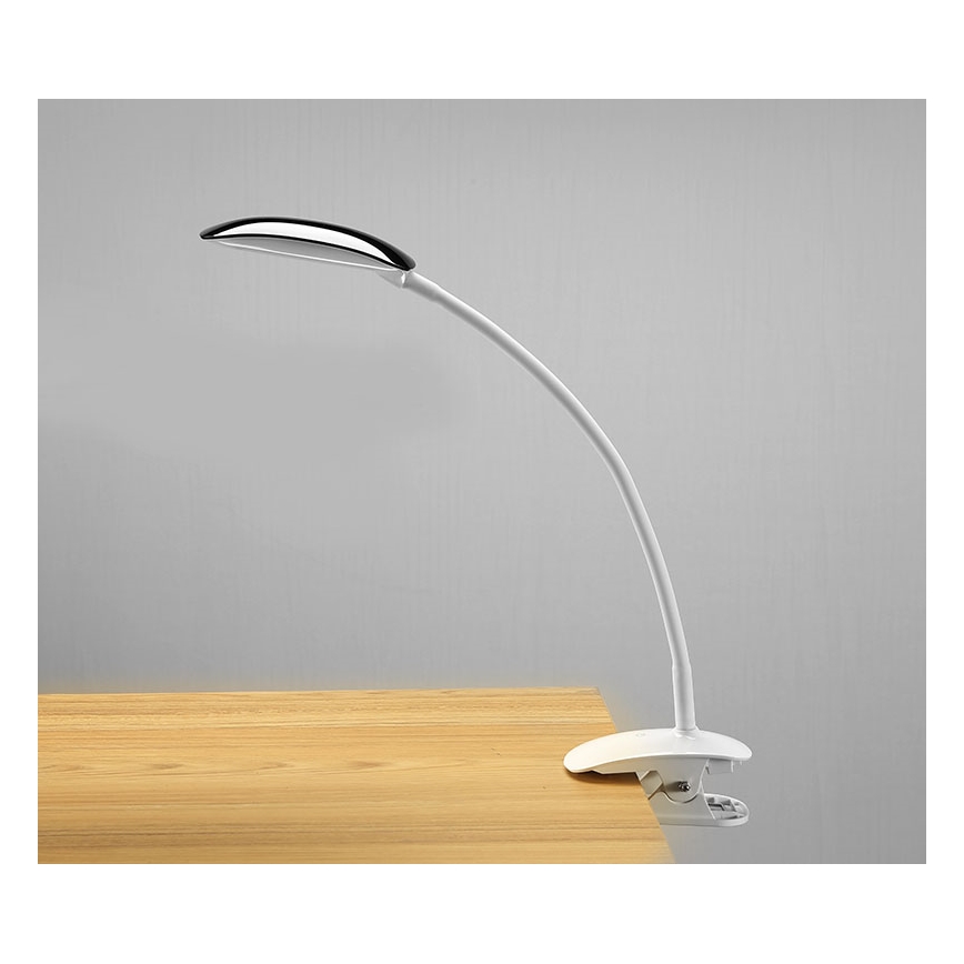 Світлодіодна настільна лампа з регульованою яскравістю podstavec i klip LED/5W/230V