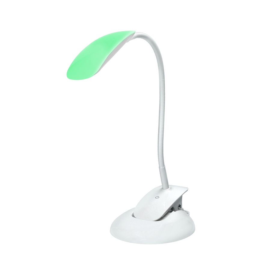 Світлодіодна настільна лампа з регульованою яскравістю podstavec i klip LED/5W/230V