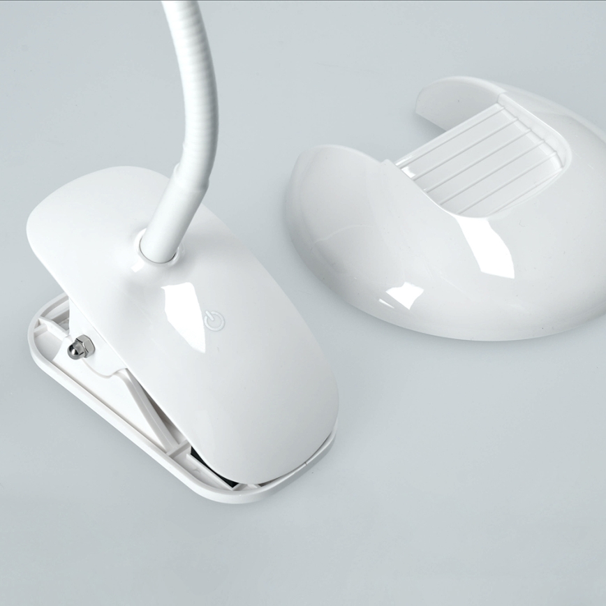 Світлодіодна настільна лампа з регульованою яскравістю podstavec i klip LED/5W/230V