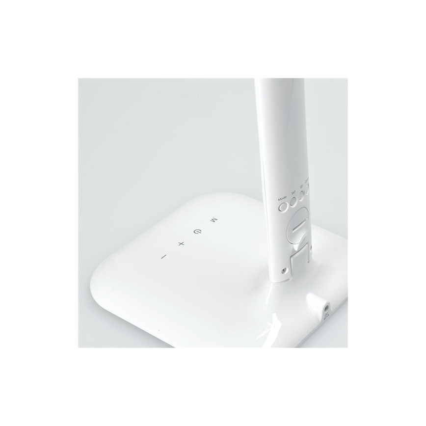 Светодиодная настольная лампа с регулированием яркости и дисплеем LED/6W/230V