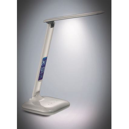 Світлодіодна настільна лампа з регульованою яскравістю s displejem LED/6W/230V