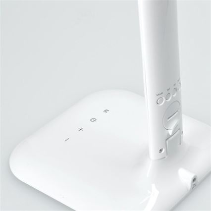 Світлодіодна настільна лампа з регульованою яскравістю s displejem LED/6W/230V